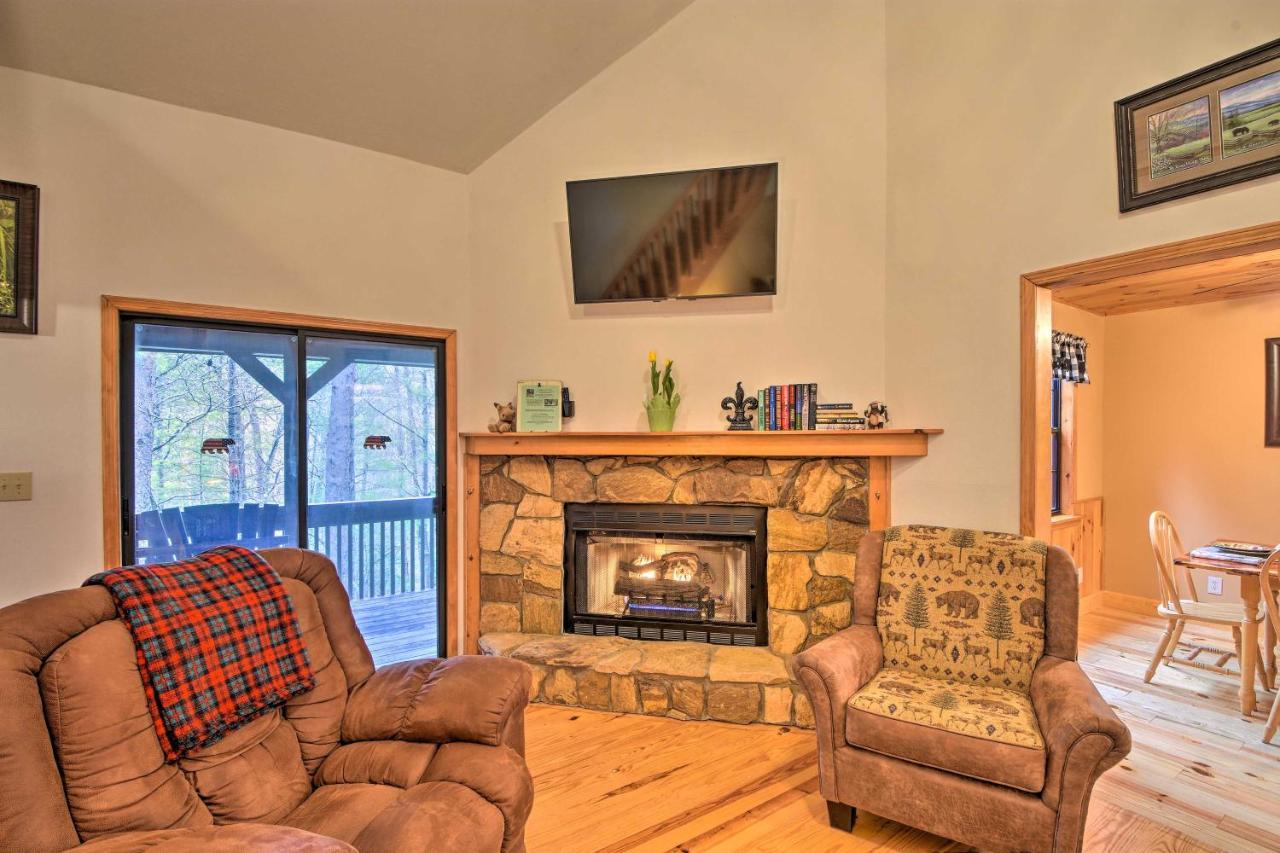 Modern Cabin With Deck In The Blue Ridge Mountains! Blairsville Luaran gambar